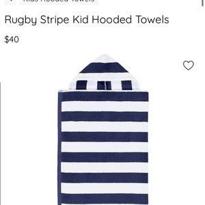 Pottery Barn Kids Hooded Towel